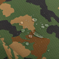 Tissu Ripstop Camouflage Ignifuge TC 65/35 Imperméable Anti-Déchirure pour Uniformes et Vêtements d'Extérieur