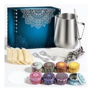 Elegante Portavelas de Muestra con Acabado Mate y Tapa Blanca para Programa de Propuesta de Merchandising de Llenado de Cera Personalizado - Product Image 5