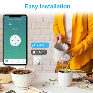 Presa Intelligente Antela 16A Tipo F Italiano con Wi-Fi, Monitoraggio Energetico, Protezione da Sovraccarico, Uso Universale - Product Image 3