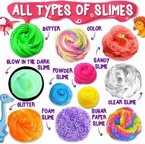 Kit Personalizable para Hacer Slime de Dinosaurios, Divertido Kit de Slime DIY para Niños y Niñas, Regalos de Navidad, Cumpleaños y Fiestas - Product Image 3