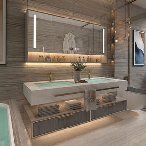 Lavabo <span class=keywords><strong>de</strong></span> Estilo Italiano <span class=keywords><strong>de</strong></span> Lujo con Mueble <span class=keywords><strong>de</strong></span> <span class=keywords><strong>Baño</strong></span> y Lavamanos <span class=keywords><strong>de</strong></span> 36 y 30 Pulgadas Personalizable - Product Image 4