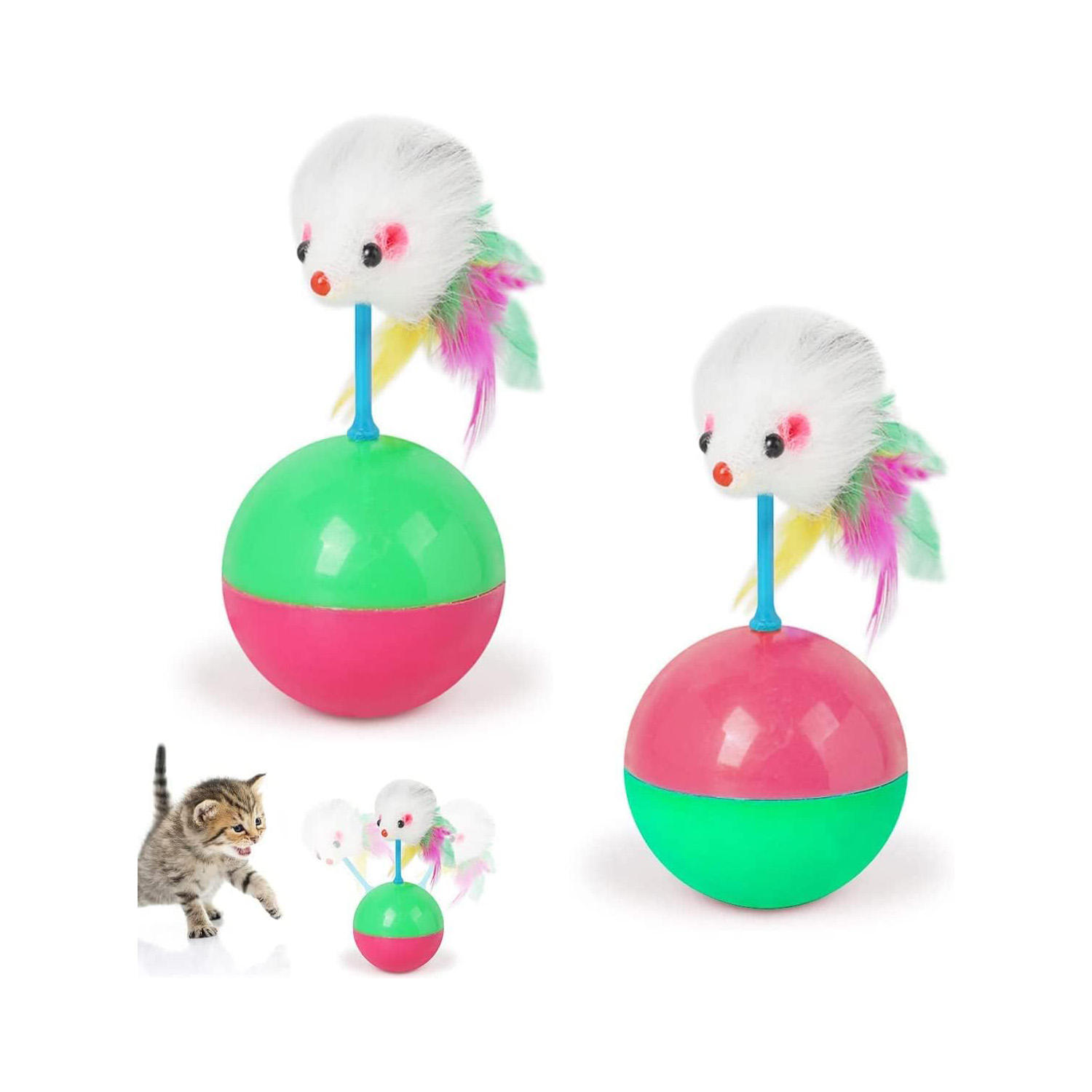 เมาส์แก้วหลากสีสัน