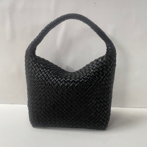 กระเป๋าถือผู้หญิงสไตล์เรโทรแบบสานจากโรงงาน หนังวัวแท้ สะพายไหล่ แฟชั่น พกพาสะดวก - Product Image 2