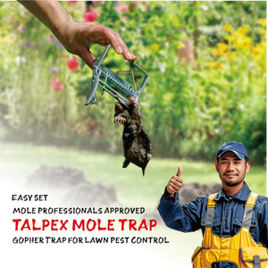 Trampa para Topos Resistente para Exteriores, Trampa de Metal Sólido No Tóxica para Jardín y Granja, en Oferta - Product Image 5