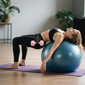 Ceinture de soutien lombaire professionnelle, flexible et respirante, pour l'entraînement musculaire, l'haltérophilie, les squats, les soulevés de terre et la protection des haltères - Product Image 2