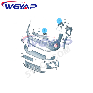 WGYAP Factory Direct Auto Body Parts OEM 2G7 807 050 a Marco de guía de parachoques derecho para <span class=keywords><strong>Volkswagen</strong></span> <span class=keywords><strong>Taigo</strong></span> Nivus <span class=keywords><strong>2022</strong></span> - Product Image 3