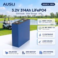 Cellule de batterie LiFePO4 314Ah 3.2V LFP prismatique pour stockage d'énergie domestique, système de batterie solaire résidentiel