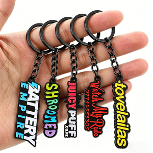 Llavero de Metal Esmaltado Suave/Duro con Diseño de <span class=keywords><strong>Anime</strong></span> y Dibujos Animados, 2D/3D, Lindo Logotipo Personalizado, Venta al por Mayor, Alta Calidad, Varios Modelos, Soporte para Llavero Personalizado - Product Image 1