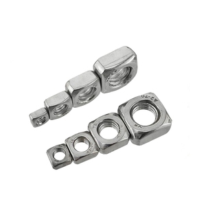 Fornitore Cinese di Dadi Quadrati in Acciaio Inox A2-70 A2-80 A4-70 A4-80 304 316 DIN 557 ASME ANSI <span class=keywords><strong>B</strong></span> 18.2.2 SAE J 104 M4-M100 - Product Image 4