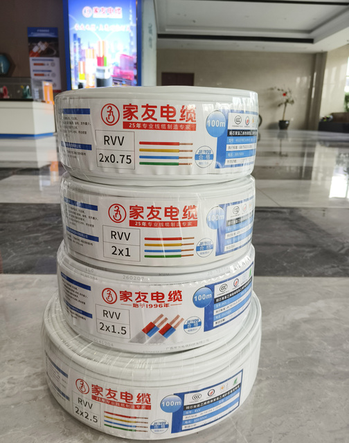 Copper Conductor Flexible Cable 2-10 Cores 0.75 1 1.5 2.5 4 6mm Electrical Cable Wire H05VV-F Power Cable