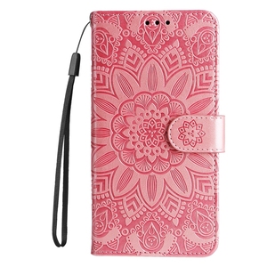 Housse en cuir PU imprimé fleur de soleil pour iPhone 15 16 16 <span class=keywords><strong>Pro</strong></span> 16 Promax, pour Google Pixel 9/9 <span class=keywords><strong>Pro</strong></span> XL Wallet case cover - Product Image 3