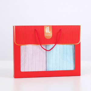 Coffret cadeau de serviettes en microfibre corail 280g, haut de gamme, pour bain, douche, mariage, anniversaire - Product Image 3