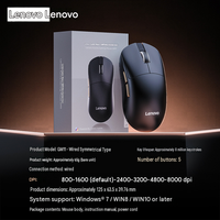 Ratón Lenovo GM11 al por Mayor, Diseño Ligero y Simétrico, Sensor Óptico PAW3311, Ratón de Alto Rendimiento para Deportes Electrónicos