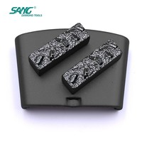 SANG Blocs de meulage diamantés PCD personnalisés OEM pour outils diamantés, élimination de colle époxy, peinture, asphalte et polissage de sols en béton