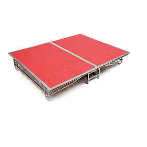 Scène de spectacle portable SGAIER TRUSS 1,22x2,44m 1,83x2,44m, hauteur réglable 0,41-0,81m, scène pliable antidérapante pour concert, mariage - Product Image 6