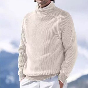 Custom OEM <strong>Men's</strong> 100% Acrylic Pullover Sweater China Manufacturer's Winter <strong>Turtleneck</strong> Knitwear <strong>Jumper</strong> for <strong>Men</strong> Breathable Feature - Product Image 6
