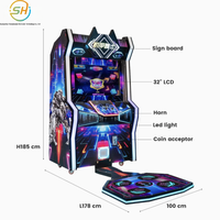 Machine de jeu de danse à pièces pour enfants, équipement de divertissement sportif somatosensoriel, ville de jeux vidéo