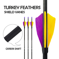 Flèches en carbone pour tir à l'arc et chasse-Turkey Vanes-Léger et durable-Vente en gros/approvisionnement en vrac de l'usine