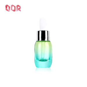 Customized Dropper Bottle Colored Essential Oil Bottle Glass Bottle Customized Cosmetics <b>Container</b> Empty with Pressing Pump Head - Product Image 3