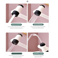Robinet de salle de bain en acier inoxydable, eau chaude et froide, robinet de lavabo universel, bec pivotant rotatif