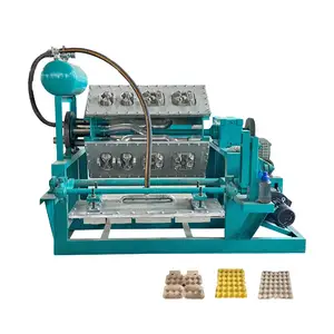 Máquina automática para fabricar bandejas de huevos de papel de 30 agujeros, línea de producción, máquina formadora de pulpa de caja de huevos