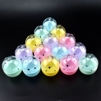 Capsules en plastique PVC vides de 47x55MM pour figurines miniatures, balles surprise pour distributeurs automatiques, peuvent être remplies de jouets, cadeaux pour enfants
