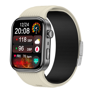 Montre connectée S191 avec pompe à air, écran AMOLED 410x502, fonction SOS et détection de chute - Product Image 2