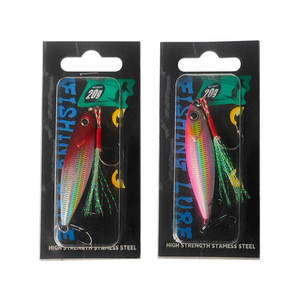 Leurre de pêche <span class=keywords><strong>Hot</strong></span> Metal Jigging 7g 10g 15g 20g Long <span class=keywords><strong>Shot</strong></span> Float Down Sinking Bait avec crochets pour Marlin dans les rivières et les ruisseaux - Product Image 4