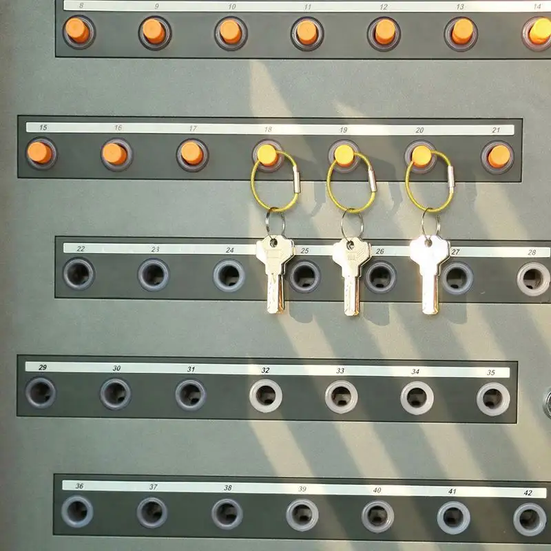 Rfidセーフ指紋キーキャビネット付きスマートボックスウォールマウントキーセーフボックス電子キー管理システム