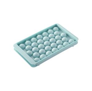 HY Runde Eiswürfelform mit Deckel, Eiskugelform für Gefrierschrank mit Behälter, Mini-Kreis-Eiswürfelform - Product Image 5