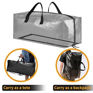 Sacs de déménagement extra-larges en polypropylène tissé (PP) imperméables et robustes avec fermetures éclair – Offre Spéciale - Product Image 5