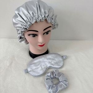 Silk Sleep Hair Scrunchie Headband Pouches Soft <b>Eye</b> <b>Mask</b> Cover Stain for Sleeping Wedding Bridesmaid Promotion Set Gifts - Product Image 3