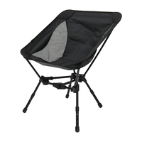 Chaise de voyage en aluminium pour l'extérieur Chaise de pique-nique Chaise pliable triangulaire réglable pour le camping