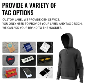 Felpa con Cappuccio Colori Primaverili Stampa Digitale Tasca Unisex Personalizzata in Pile Tinta Unita - Product Image 2