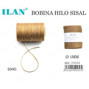 Spago di Iuta Ilan 1mm 250G Colore Naturale per Artigianato - Product Image 3