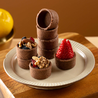 Meilleur prix d'usine, vente en gros en vrac, tartelettes au chocolat fraîches à température ambiante, emballées sous vide, OEM/ODM, exportation de desserts de boulangerie