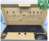 Nouveau pour HP Overseas Edition HSA-P003K Ensemble clavier et souris sans fil à coins arrondis pour étudiants et professionnels