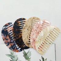 Peigne à cheveux en acétate de Cellulose antistatique brosse à cheveux démêlante mignonne