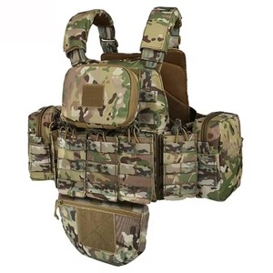 เสื้อกั๊กยุทธวิธีแบบถอดประกอบได้รวดเร็ว MOLLE พร้อมกระเป๋าถอดออกได้ เสื้อกั๊กยามรักษาความปลอดภัย เสื้อกั๊กนิรภัย MOLLE - Product Image 2