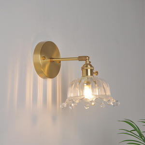 Lampe murale rétro en laiton de style japonais, moderne, nordique, simple, pour chevet, miroir de salle de bain et <span class=keywords><strong>porte</strong></span> d'entrée - Product Image 3