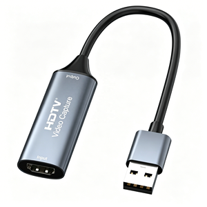 Dispositivo de Captura de Video USB de Aleación de Aluminio, Transmisión en Vivo de Juegos 1080P Sin Retraso, Alimentación CA, OBS, Grabación de Juegos PS4 PS5 - Product Image 1