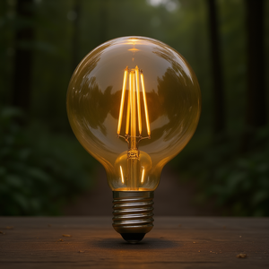 Lampadina LED Decorativa Ambrata 125mm 4W 2200K E27 Luce Calda - Product Image 3