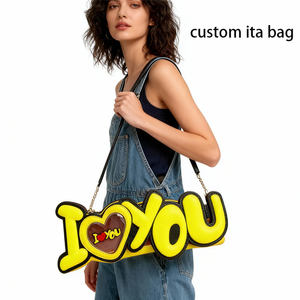 <b>Y2K</b> I Love You Ita <b>Bag</b> Crossbody Purse 3D Letter Transparent Display Romantic Kawaii Shoulder <b>Bag</b> for Date Festival - Product Image 2