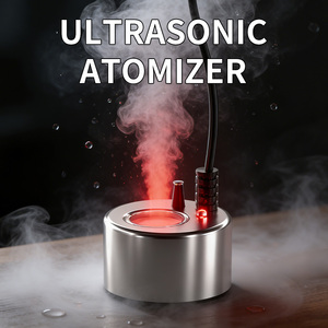 <span class=keywords><strong>Humidificador</strong></span> Ultrasónico Decorativo para Peceras y Bonsáis, con Volumen <span class=keywords><strong>de</strong></span> Niebla Ajustable, Lámpara Única, Tamaño Pequeño, Efecto Rocas y Agua - Product Image 3