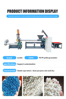Approvisionnement direct usine : Granulés de plastique recyclé PP PE de haute qualité pour ligne de production automatique de films plastiques recyclés