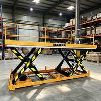 Plateforme élévatrice à ciseaux fixe hydraulique CE de 4500 kg, hauteur de levage de 4 m, plateforme élévatrice à ciseaux fixe pour levage industriel lourd