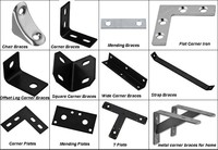 Supports d'angle en L métalliques sur mesure pour usine, en acier galvanisé, pour bois
