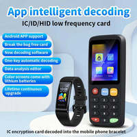 Nuevo lector de Chip inteligente Nfc X7 Android RFID Id Ic tarjeta copiadora etiqueta NFC HID-125Khz/13,56 Mhz clon duplicador EM4305 USB