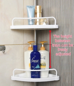 JANKO support de douche à tige télescopique <span class=keywords><strong>pour</strong></span> salle de bain et baignoire support de support de bain sur pied - Product Image 3