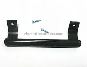أنابيب دائرية من الألومنيوم شكل النوافذ والبوابات من الألومنيوم ZR شقة عصرية أنبوب بني ملحقات مقابض أبواب ونوافذ 1000 قطعة مطلية بالأكسسوارات - Product Image 2